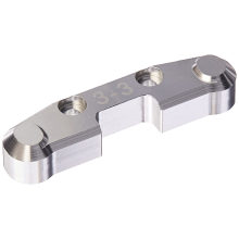 Custom China Made CNC Milling Silver Anodized Aluminum Rear Arm Mount for Racing